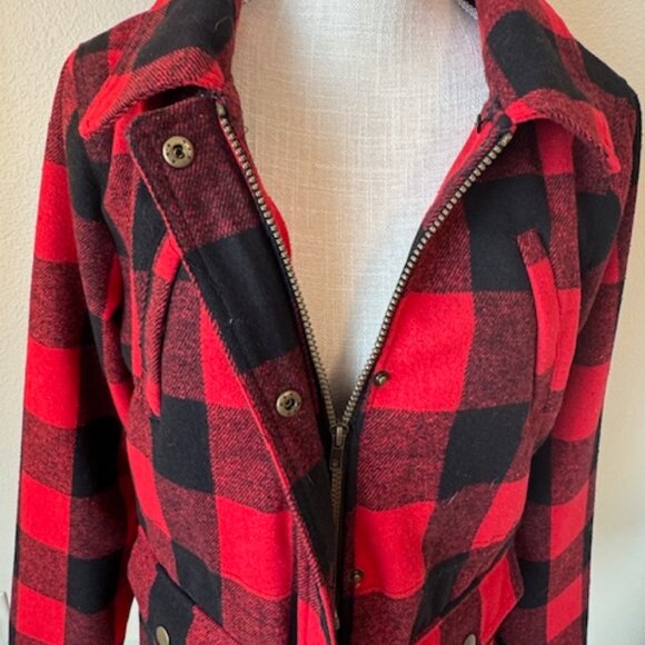 Rue 21 Buffalo Plaid Anorak Jacket - Women's Medium - Picture 15 of 15